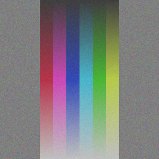 6 colors brightness 1/2 on allRGB