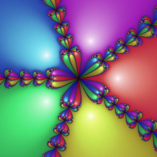 Newtonian Fractal #1 Redux on allRGB