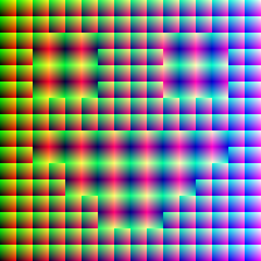 Smiley Face on allRGB